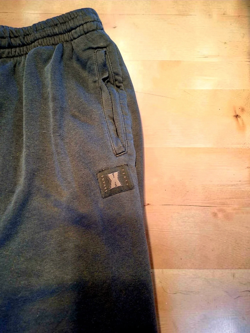 Savage X Fenty Navy Jogger Pants with Elastic Waist